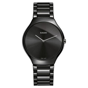 Rado True Black Dial Unisex 39mm