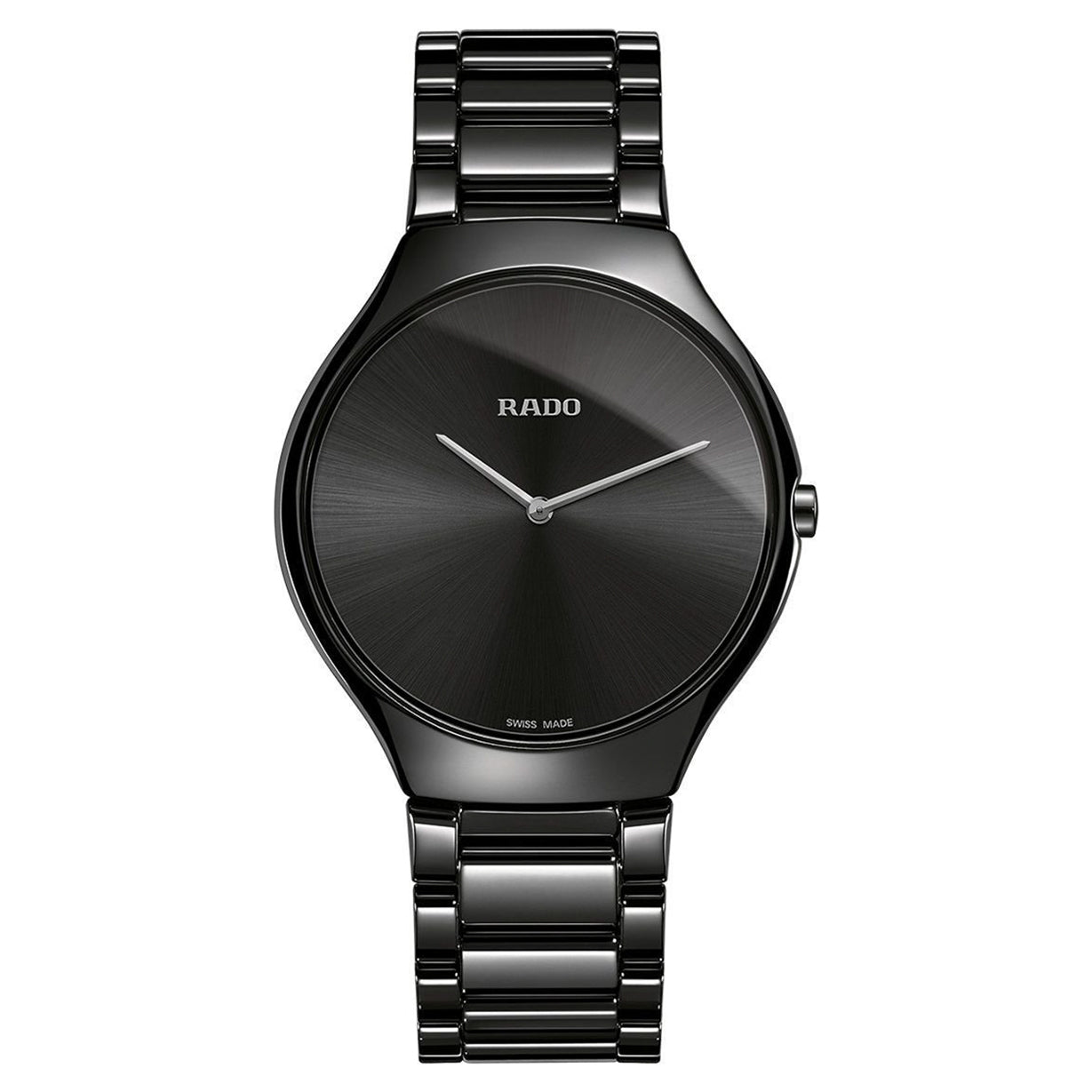 Rado True Black Dial Unisex 39mm