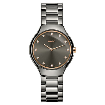 Rado True Grey Dial Women 30mm