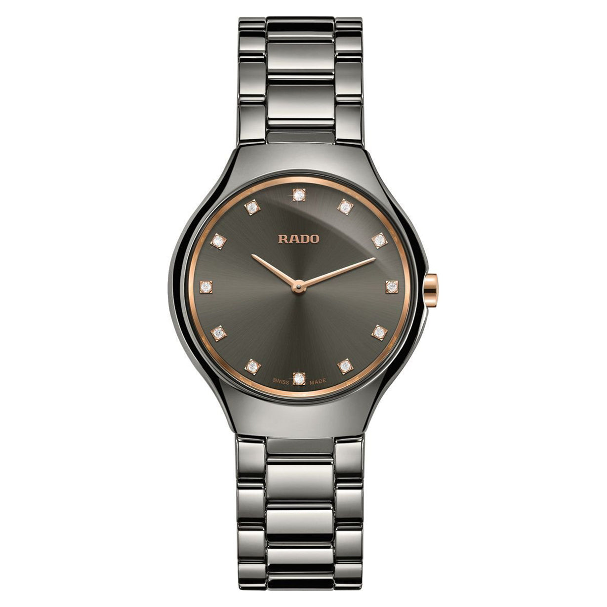 Rado True Grey Dial Women 30mm