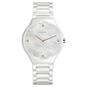 Rado True White Mother-Of-Pearl Dial Women 39mm