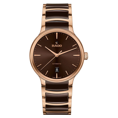 Rado Centrix Brown Dial Unisex 39.5mm