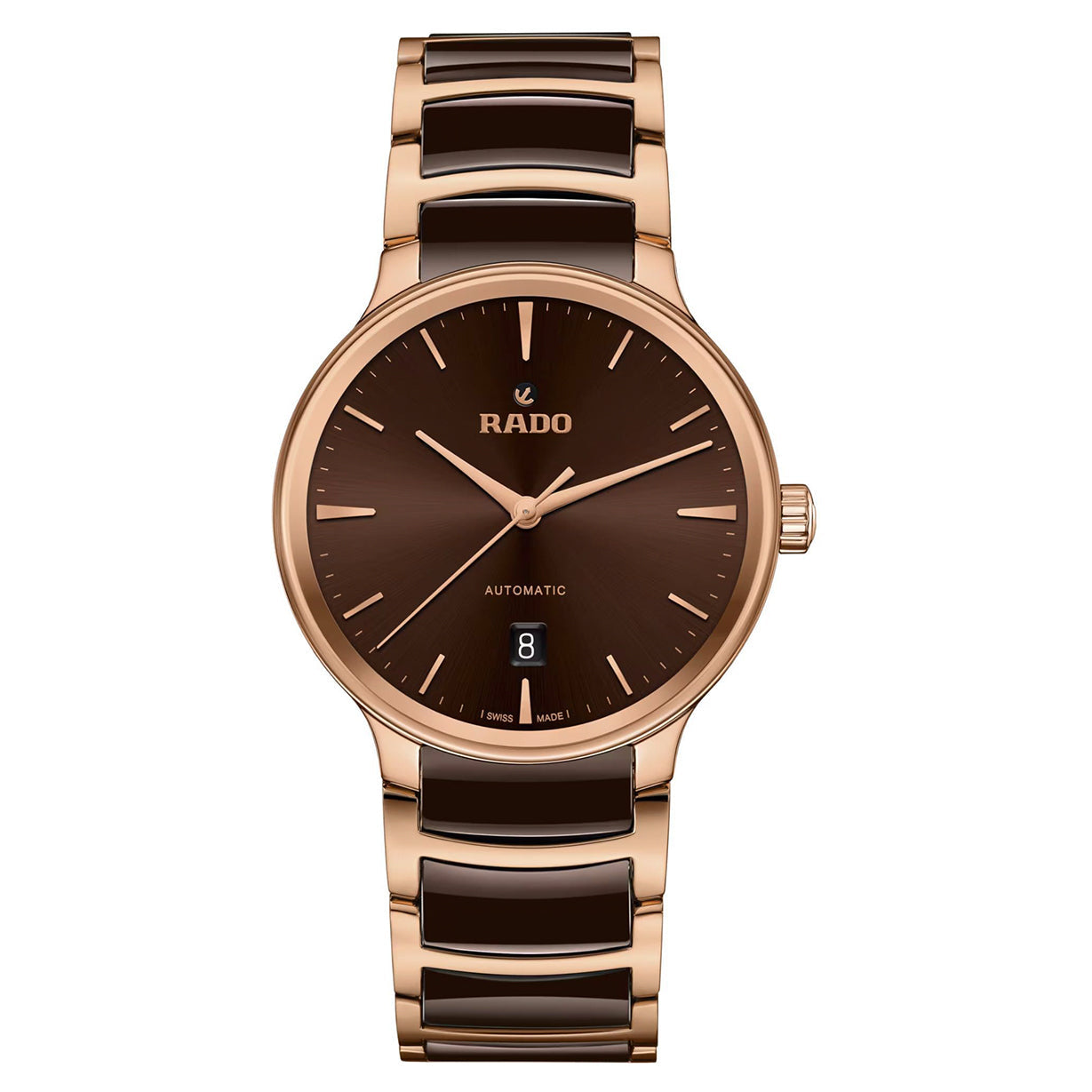 Rado Centrix Brown Dial Unisex 39.5mm