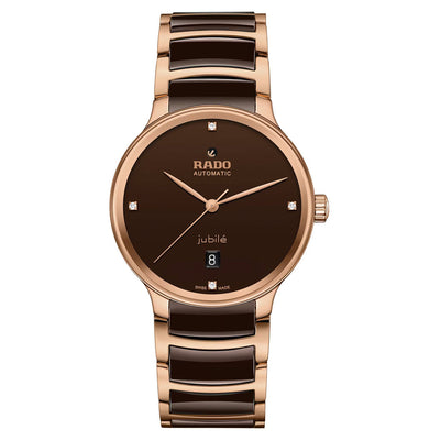 Rado Centrix Brown Dial Unisex 39.5mm