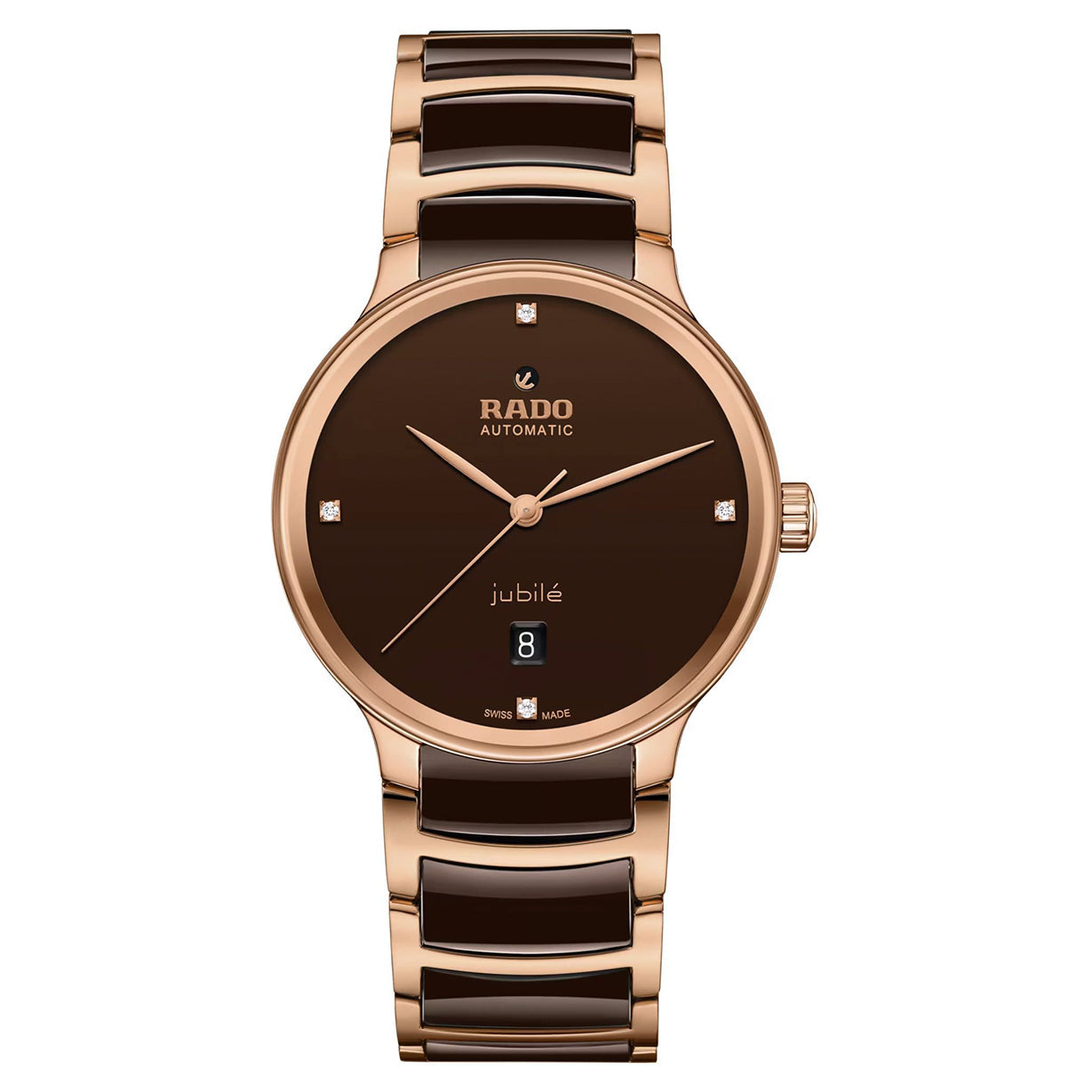 Rado Centrix Brown Dial Unisex 39.5mm