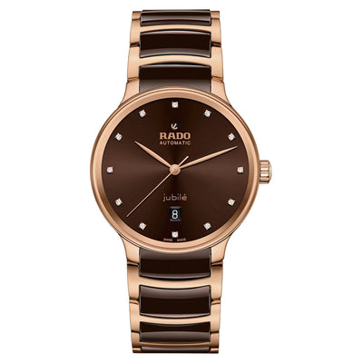 Rado Centrix Brown Dial Unisex 39.5mm