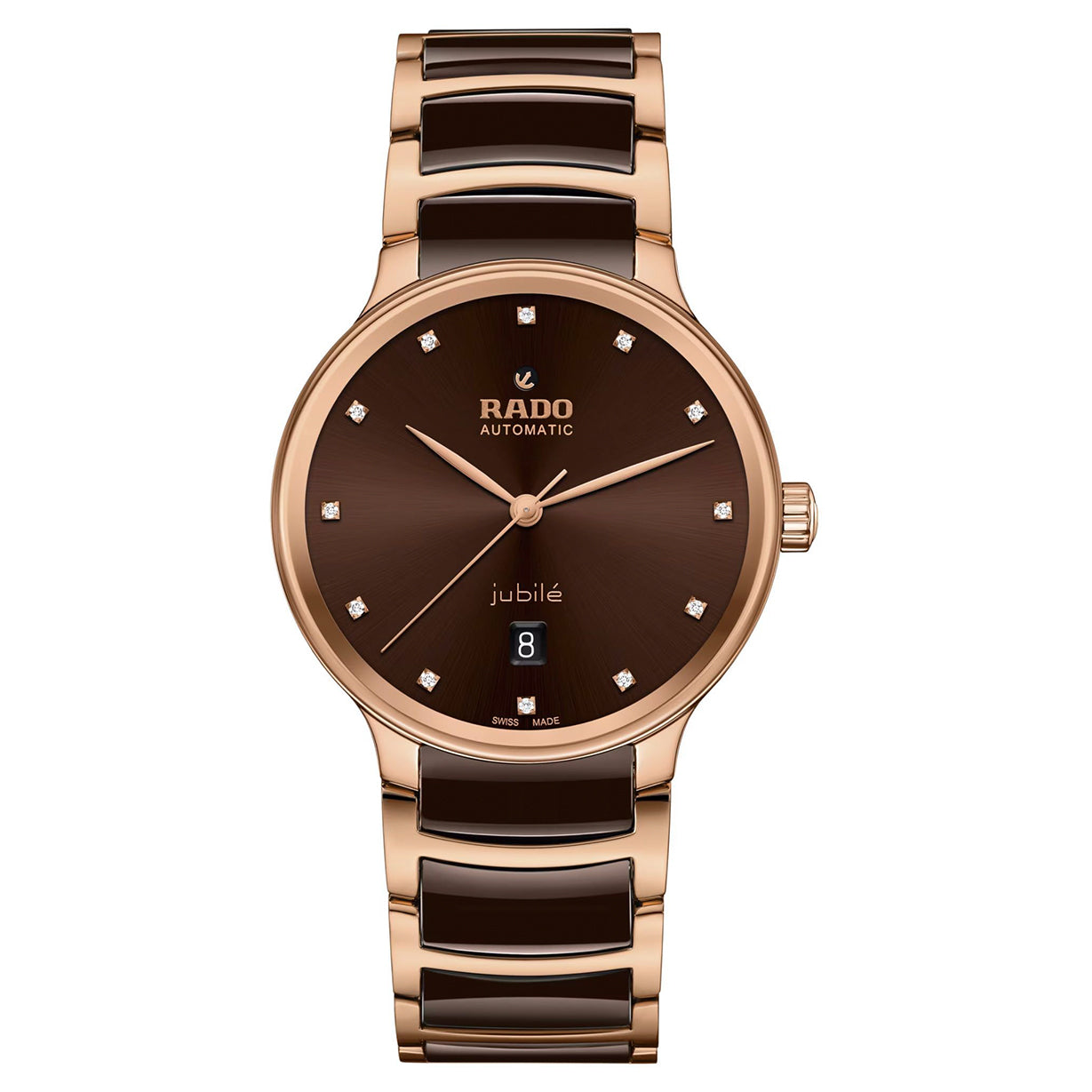 Rado Centrix Brown Dial Unisex 39.5mm