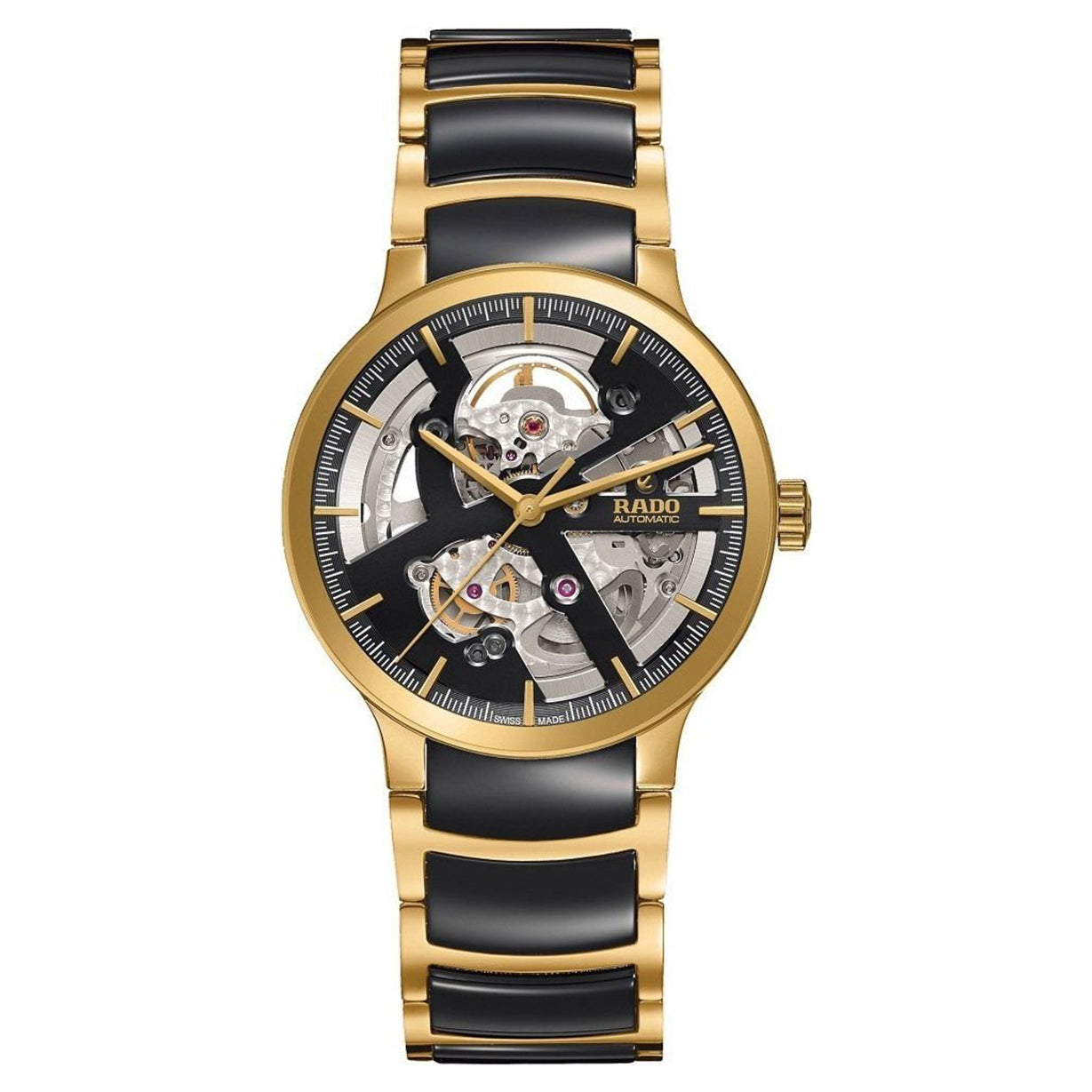 Rado Centrix Black Dial Unisex 38mm