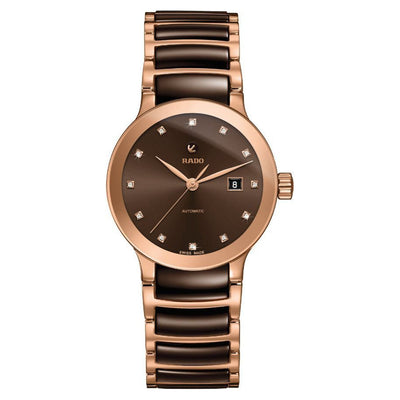Rado Centrix Brown Dial Women 28mm