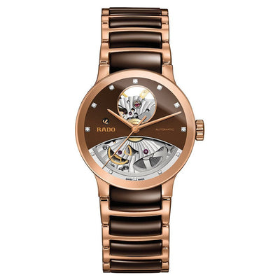 Rado Centrix Brown Dial Women 33mm