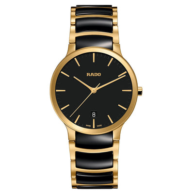 Rado Centrix Black Dial Unisex 38mm