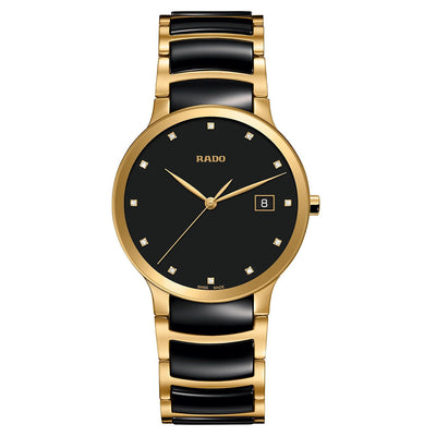Rado Centrix Black Dial Unisex 38mm