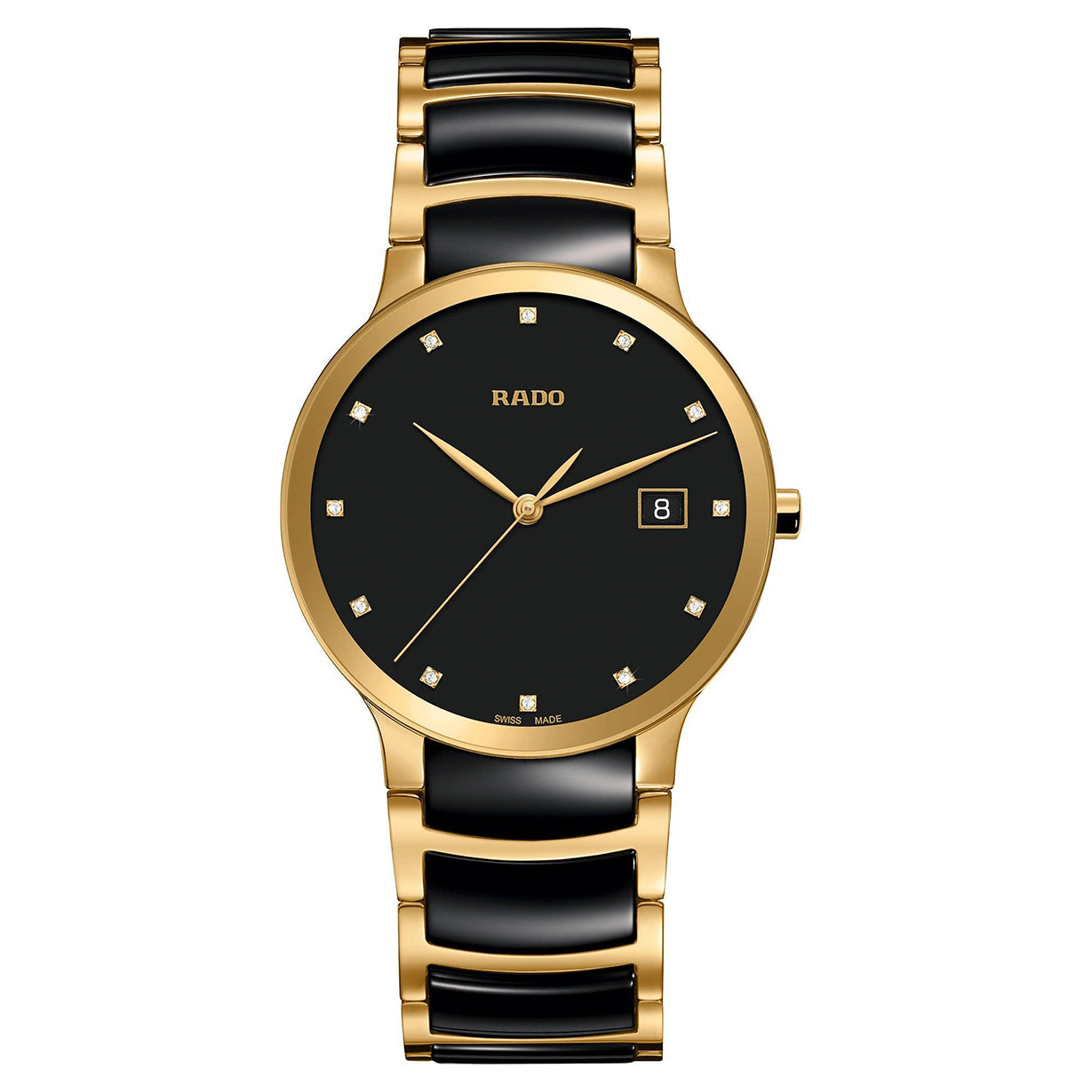 Rado Centrix Black Dial Unisex 38mm