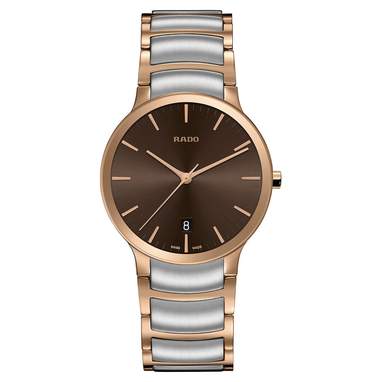 Rado Centrix Brown Dial Unisex 38mm