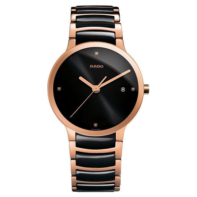 Rado Centrix Black Dial Unisex 38mm