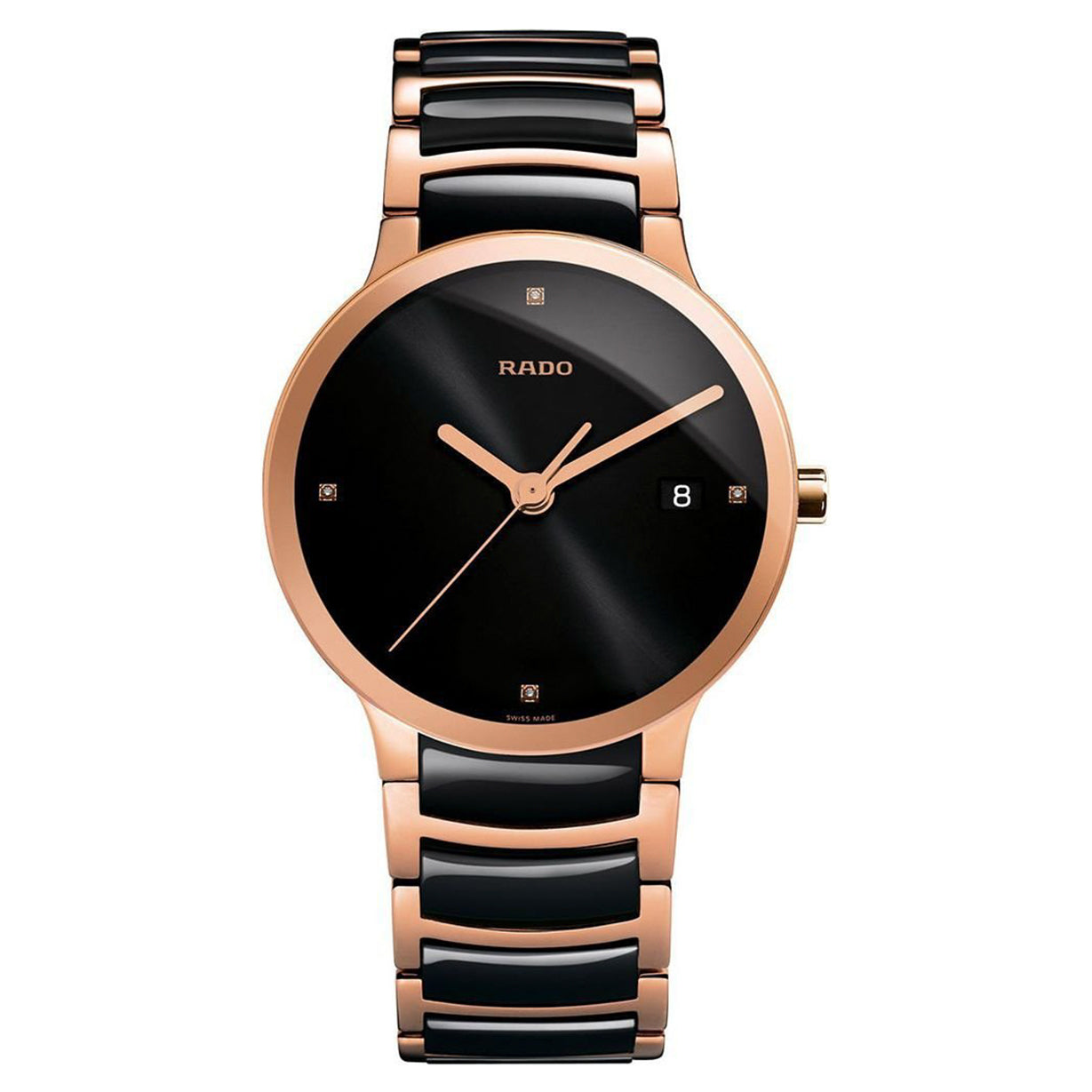 Rado Centrix Black Dial Unisex 38mm