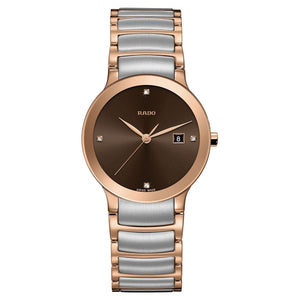 Rado Centrix Brown Dial Unisex 38mm