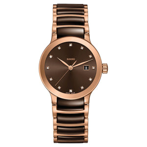 Rado Centrix Brown Dial Women 28mm