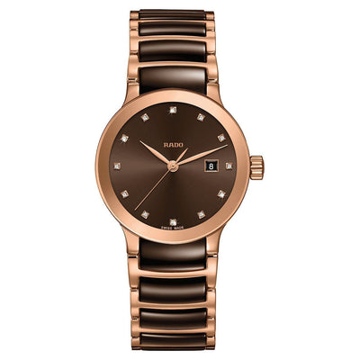 Rado Centrix Brown Dial Women 28mm