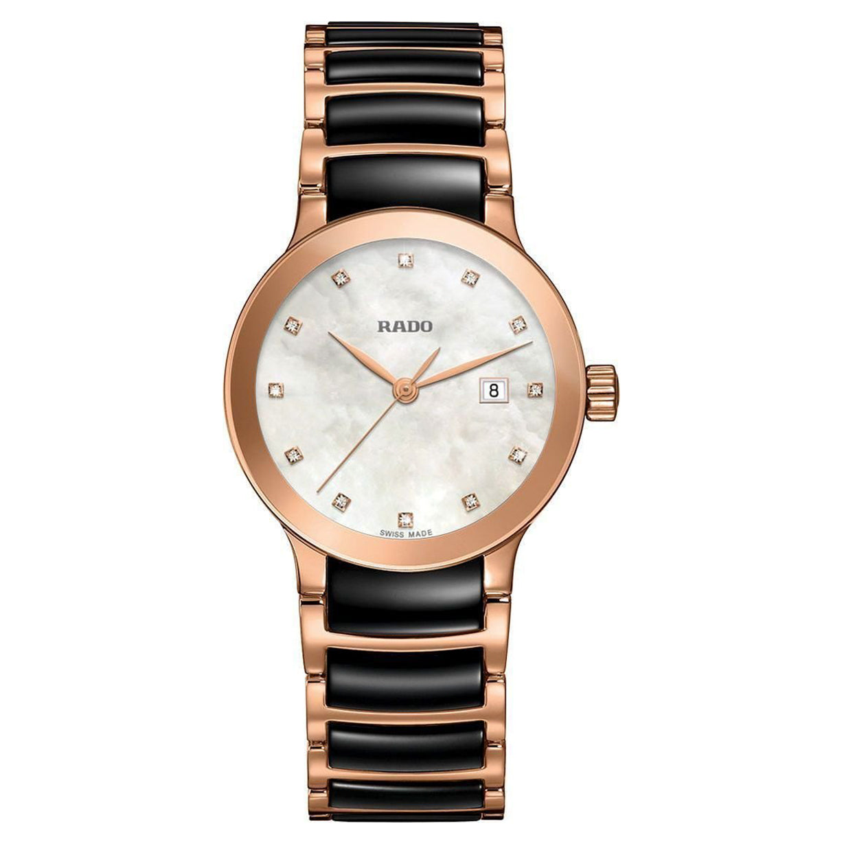 Rado Centrix White Mother-Of-Pearl Dial Women 28mm