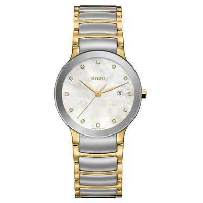 Rado Centrix White Mother-Of-Pearl Dial Women 28mm