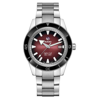 Rado Captain Cook Red Dial Men 42mm