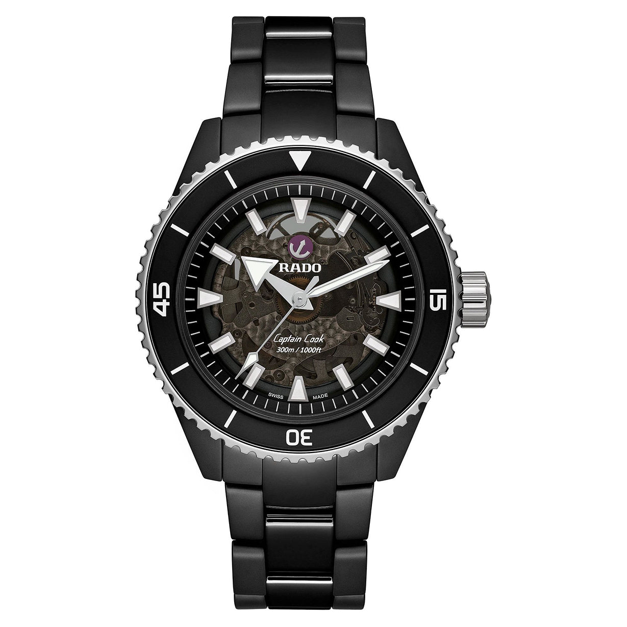 Rado Captain Cook Black Dial Men 43mm