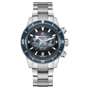 Rado Captain Cook Blue Dial Men 43mm