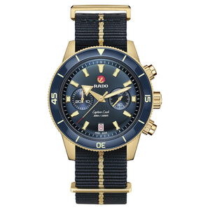 Rado Captain Cook Blue Dial Men 43mm