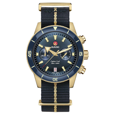 Rado Captain Cook Blue Dial Men 43mm