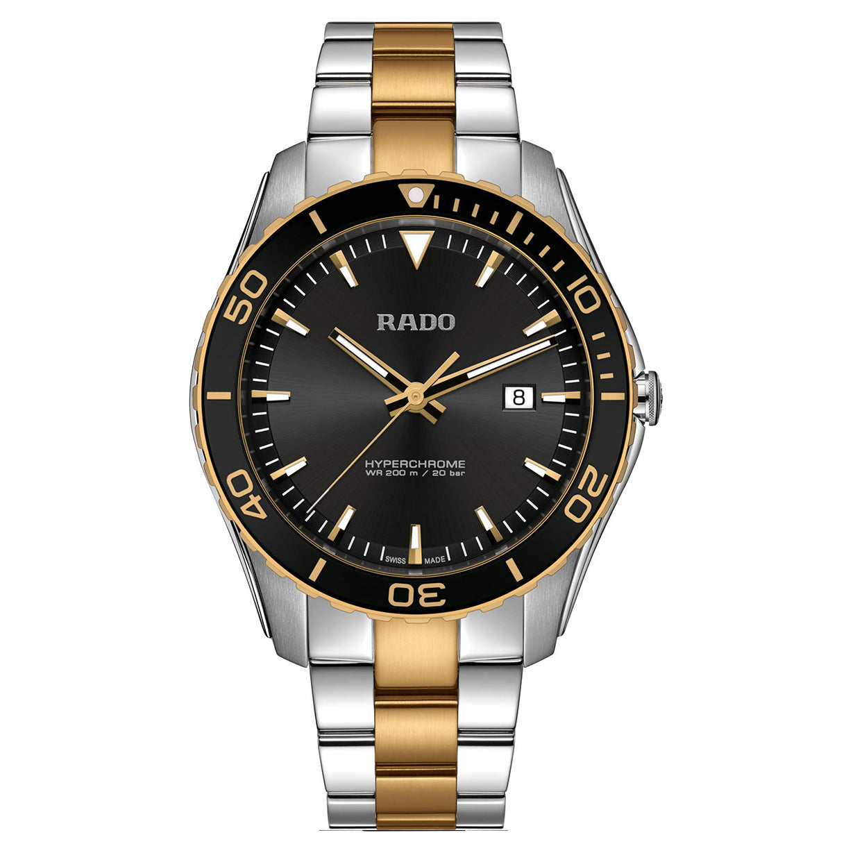 Rado Hyperchrome Black Dial Men 44mm