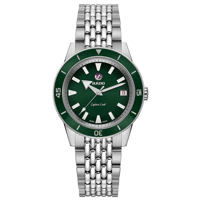 Rado Captain Cook Green Dial Unisex 37mm