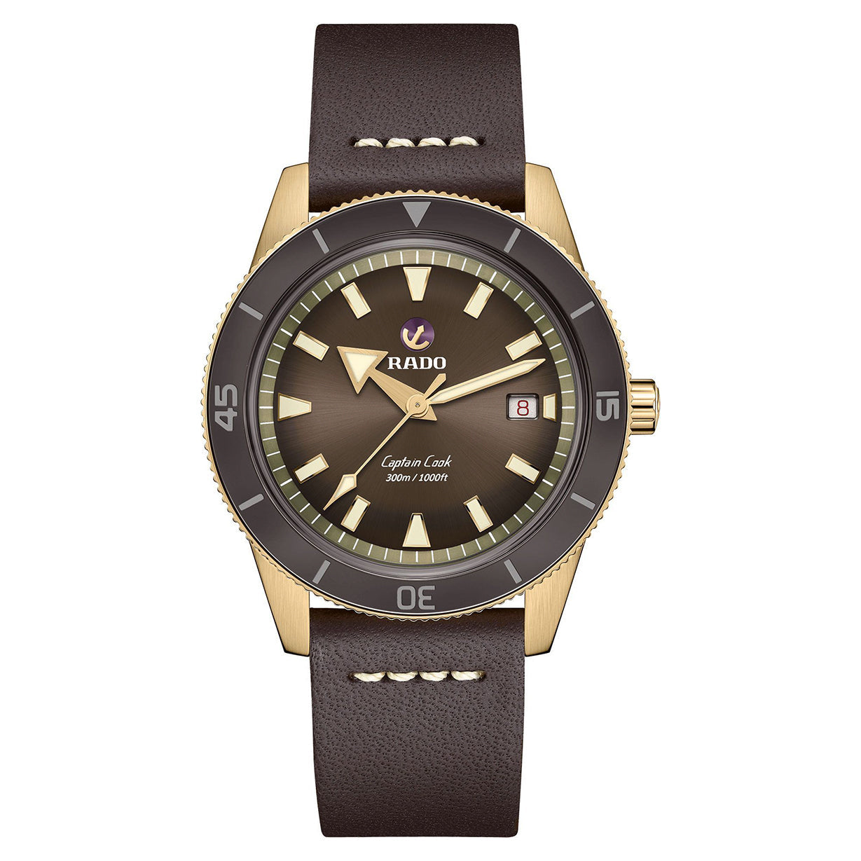 Rado Captain Cook Brown Dial Men 42mm