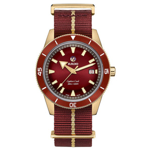 Rado Captain Cook Red Dial Men 42mm
