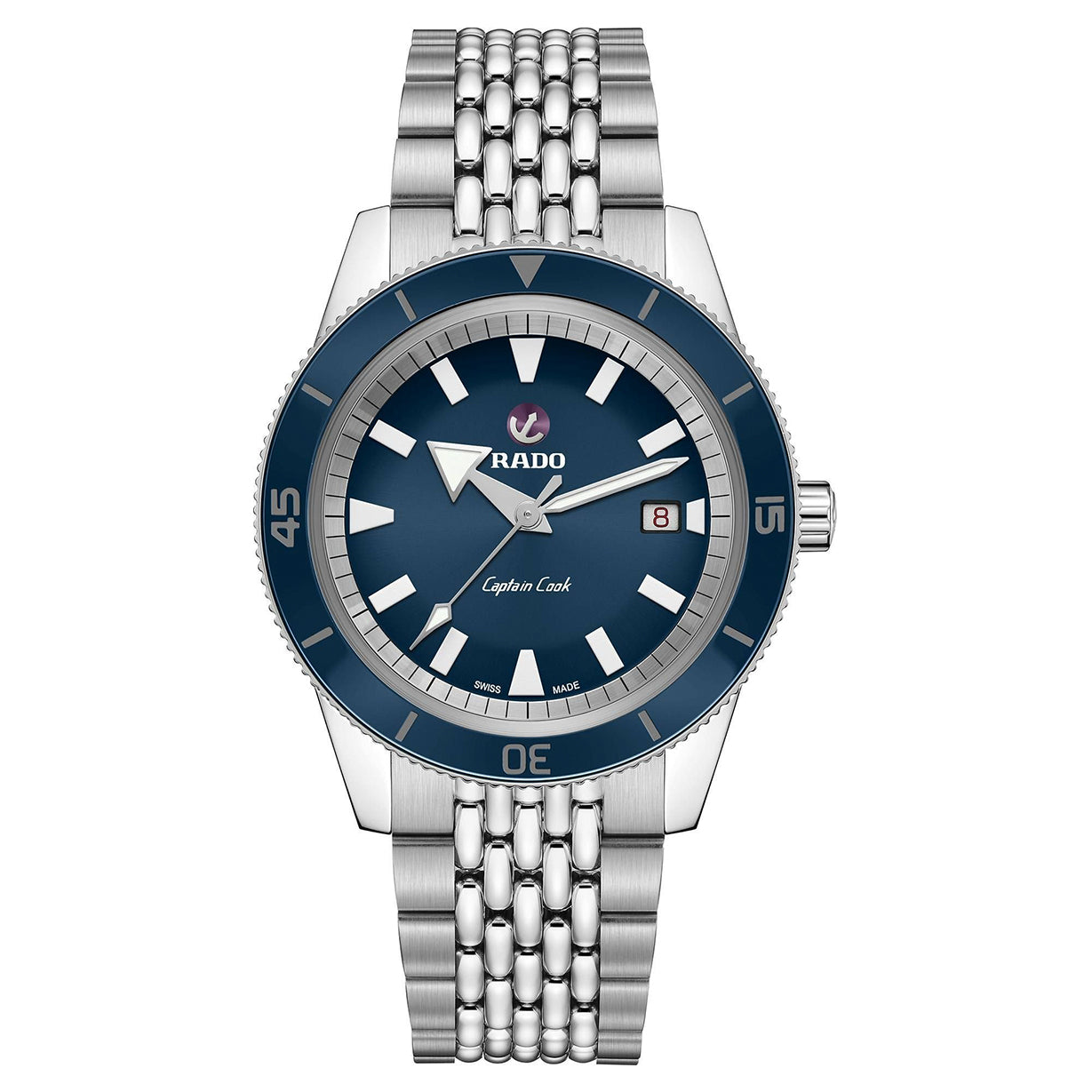 Rado Captain Cook Blue Dial Men 42mm