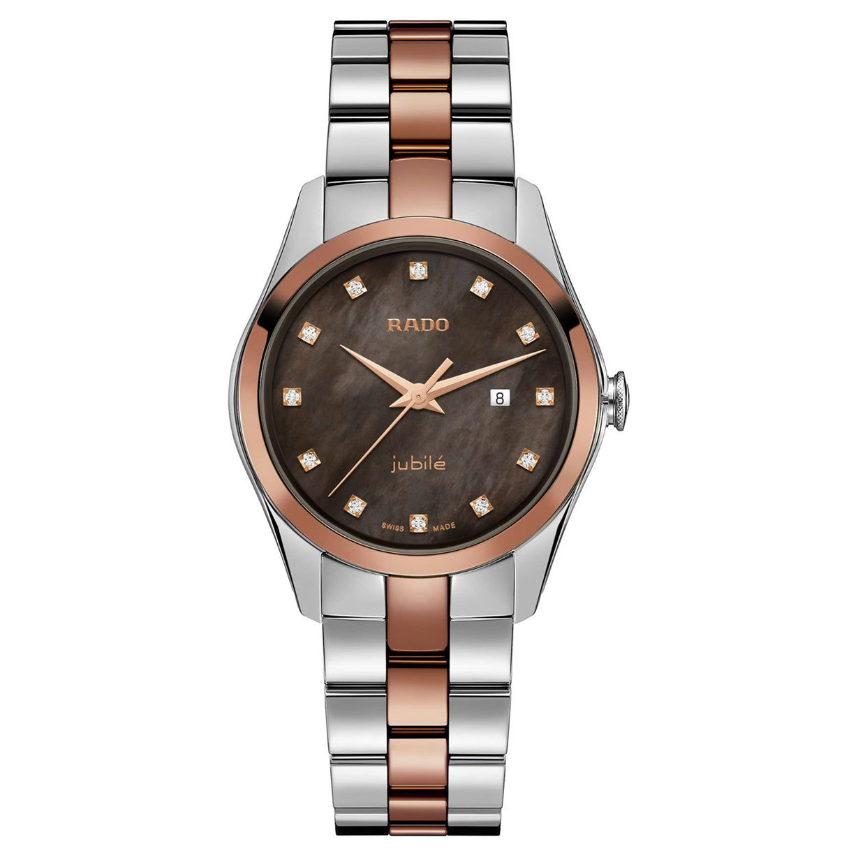 Rado Hyperchrome Brown Mother-Of-Pearl Dial Women 30.6mm