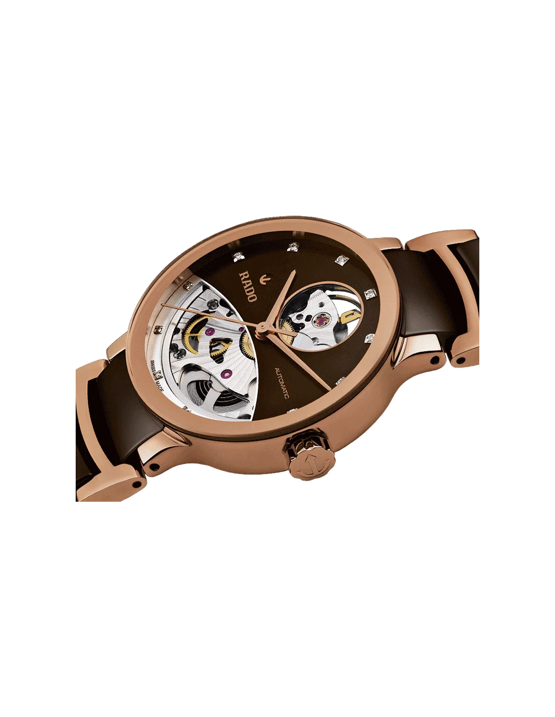 Rado Centrix Brown Dial Women 33mm