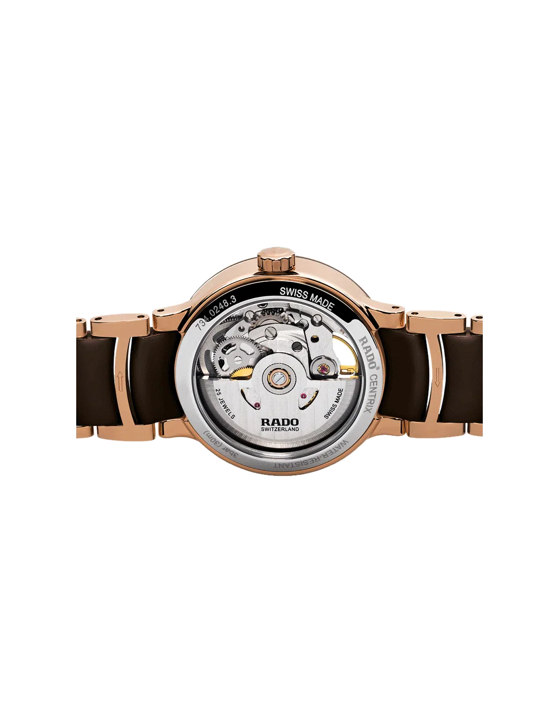 Rado Centrix Brown Dial Women 33mm