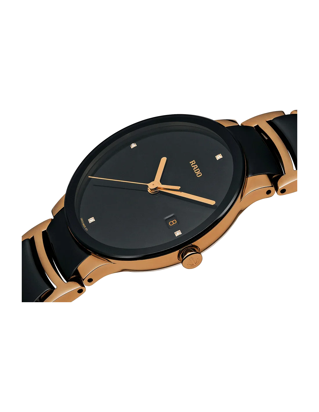 Rado Centrix Black Dial Unisex 38mm