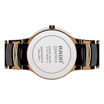 Rado Centrix Black Dial Unisex 38mm