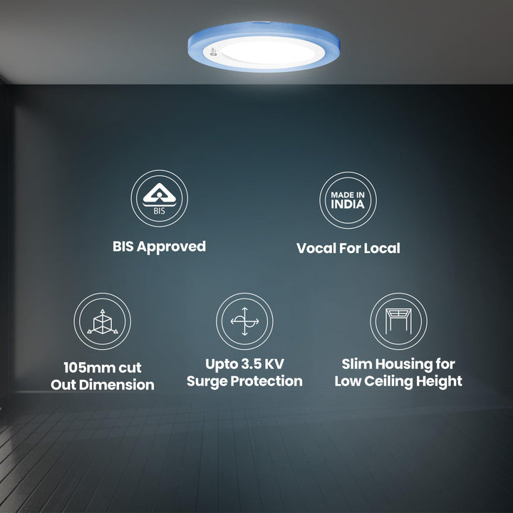 Rainbow LED Recess Panel