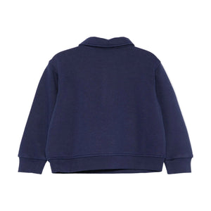 Ralph Lauren Boys Navy Half-Zip Sweatshirt