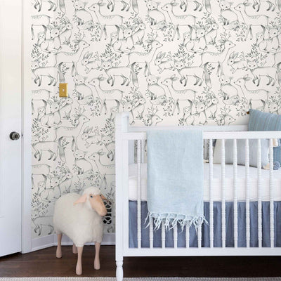 Woodland Wallpaper by Rylee + Cru