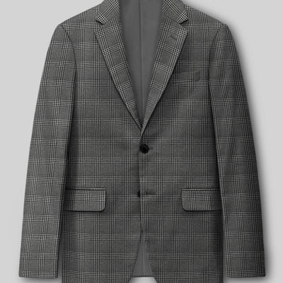 Reda Azelo Gray Checks Wool Suit
