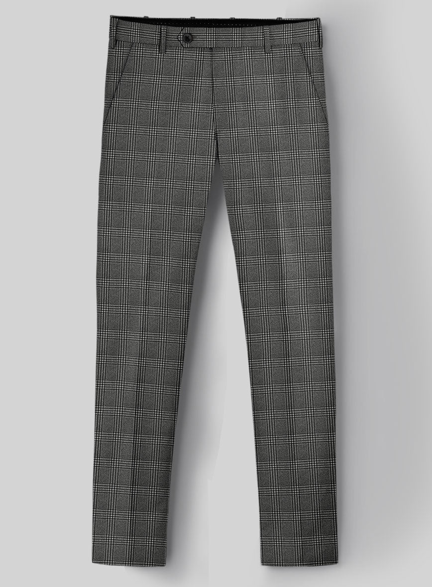 Reda Azelo Gray Checks Wool Suit