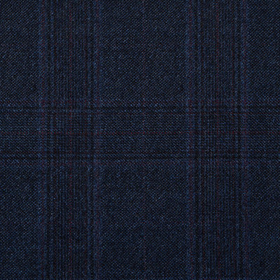 Reda Elian Blue Checks Wool Suit
