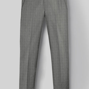 Reda Erlon Gray Checks Wool Suit