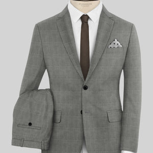 Reda Fivaro Black Checks Wool Suit