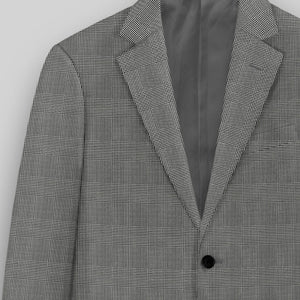 Reda Fivaro Black Checks Wool Suit