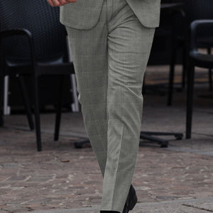 Reda Fivaro Black Checks Wool Suit